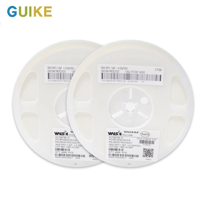 0603-1608 0.25% 1PF 50V NPO motors power fan high voltage ceramic battery running ac starting price electrolytic super capacitor