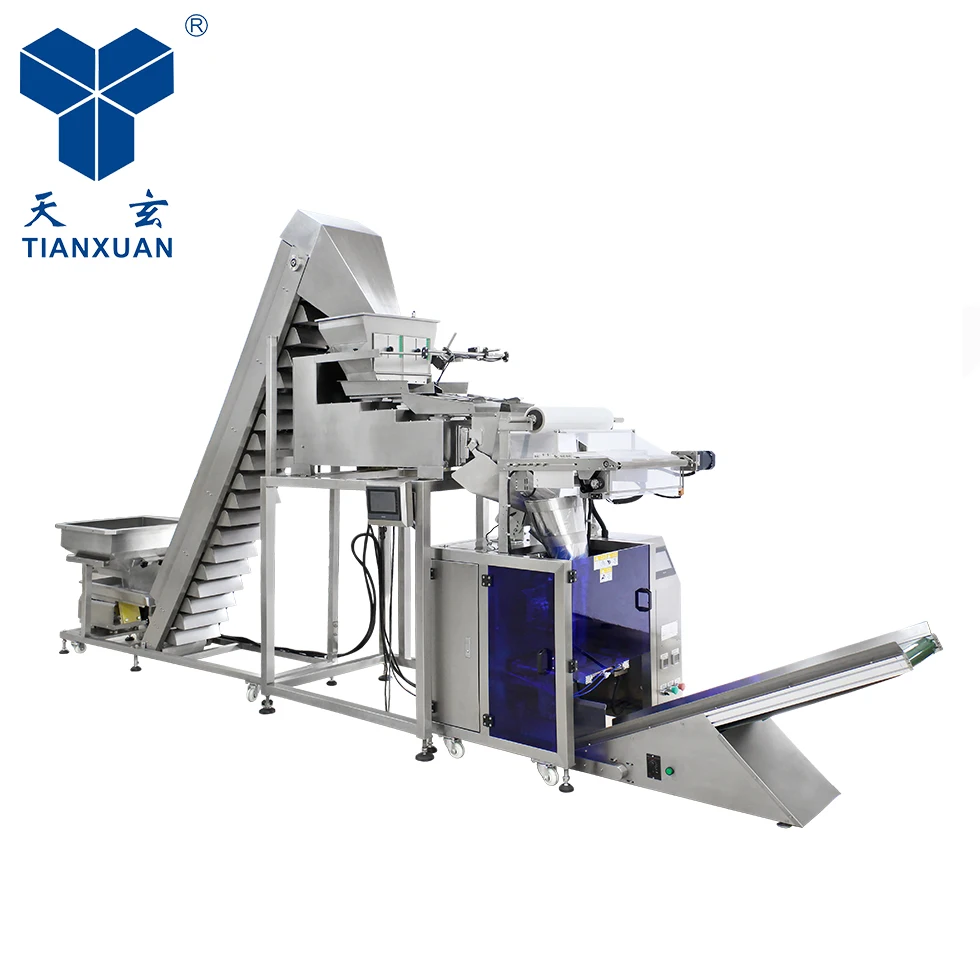 Multi-head combination linear weigher 14 head cashew weighing and packing machine snack food packaging machine