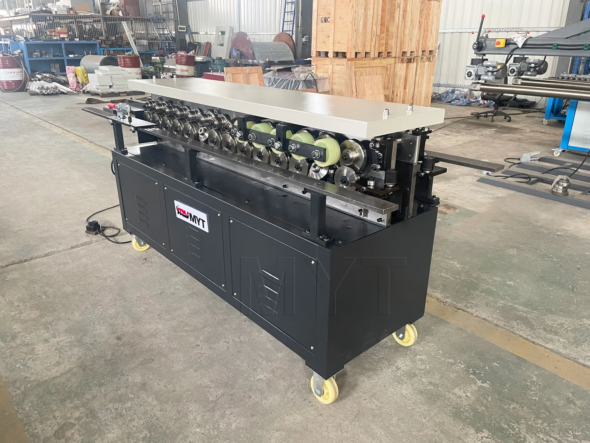 Машина для формовки фланцев MYT T15 TDF машина производства Стальных Фланцев HVAC