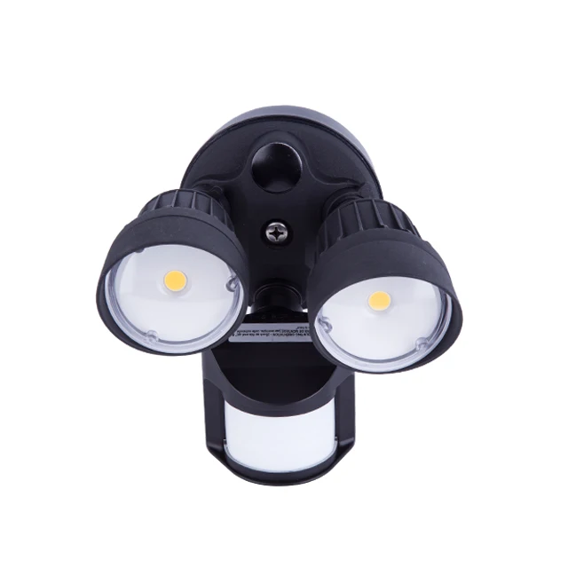 Double Head LED Outdoor Security Floodlight Motion Sensor Flood light Waterproof
