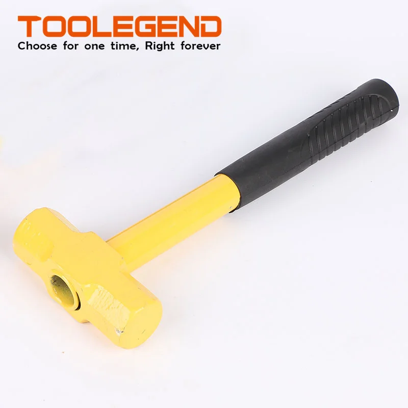 China Factory Price Supply Drop forged 3lb Octagonal Sledge Hammer With Fiberglass Handle or Wooden Handle