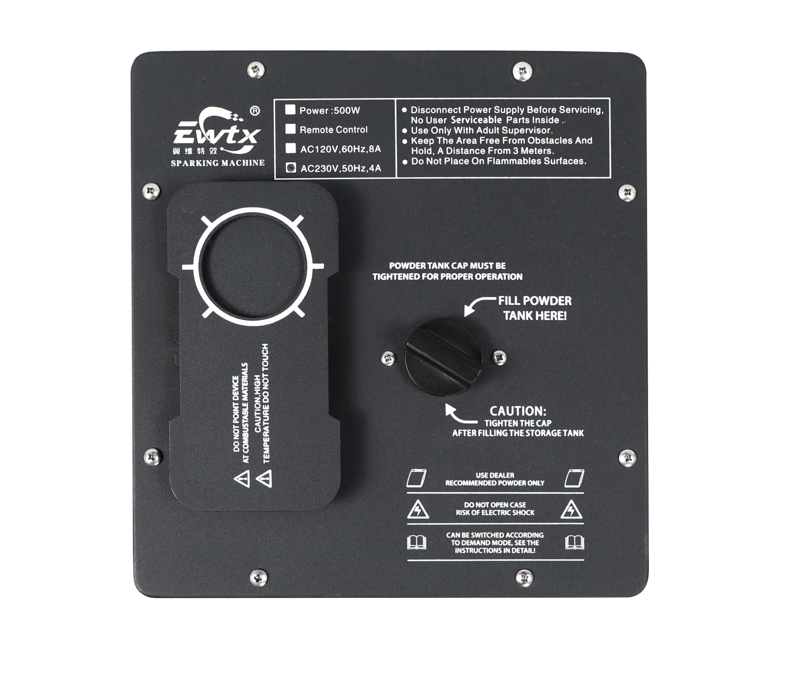 570W LUX-SPARK DMX Cold Sparking Machine Waterproof Fireworks Machine for Wedding DJ Music Lighting Audio Party Stage Effects