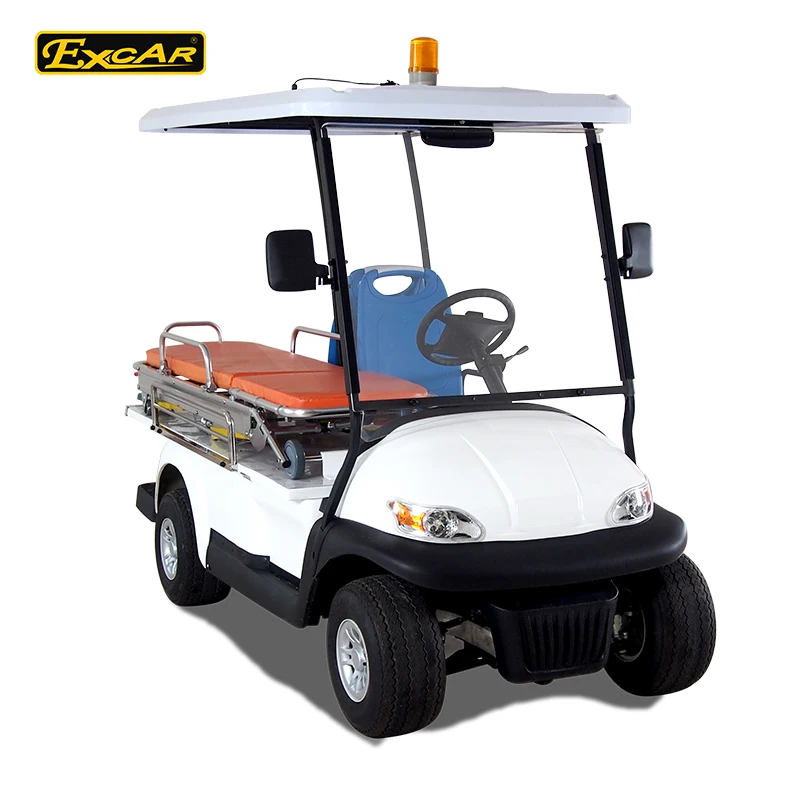 Manufacture battery car 2 seaters electric ambulance cart