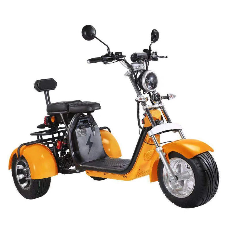 coc eec electric tricycles three wheel citycoco europe warehouse 2 batteries tricycle electric scooter 3 wheel adult