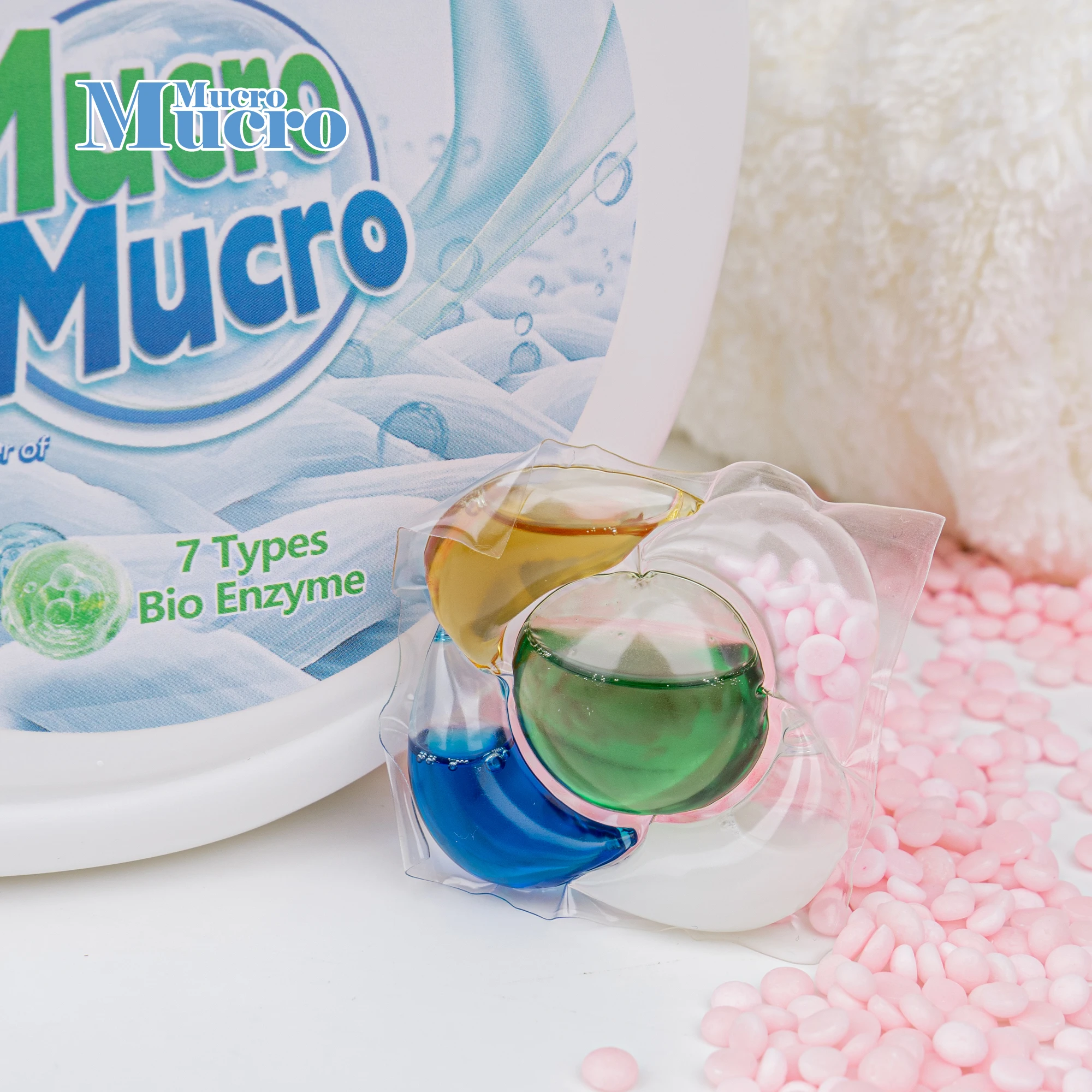 All In One Laundry Pods 5 In 1 Washing Clothes Bead Cleaning Laundry Pods Drying Eco Laundry Detergent Capsules Pods