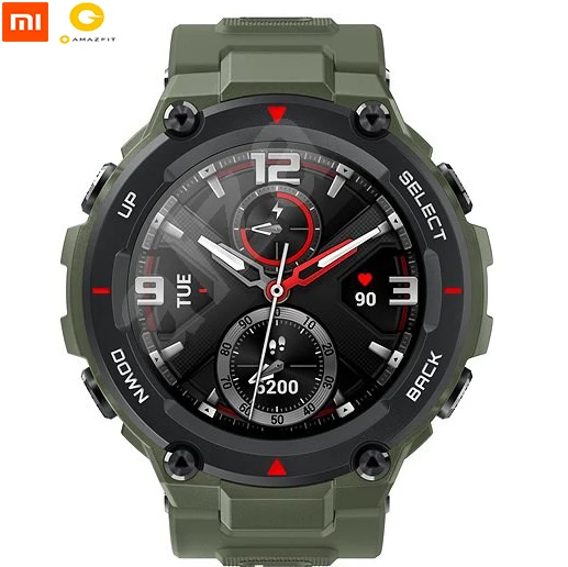 
Newly Launched 14 Sport Modes Huami Amazfit T-Rex Smart Watch AMOLED GPS + GLONASS Outdoor Rugged Watch 