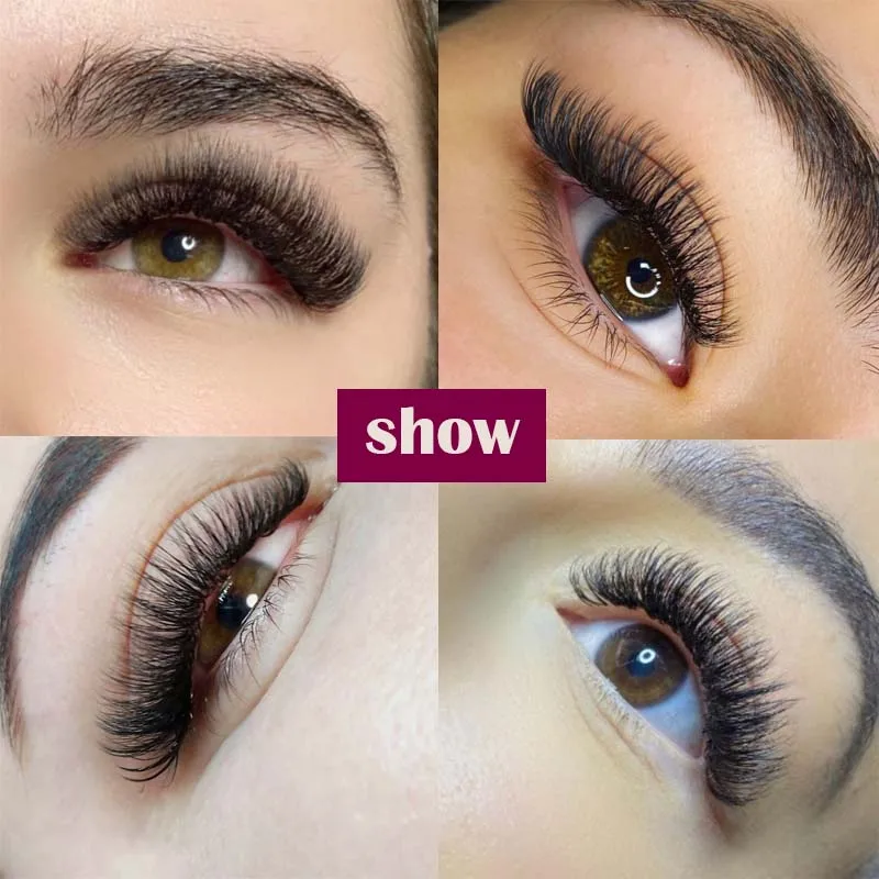 Накладные ресницы LashPlus профессиональные шелковые Индивидуальные для наращивания русский объем частная торговая