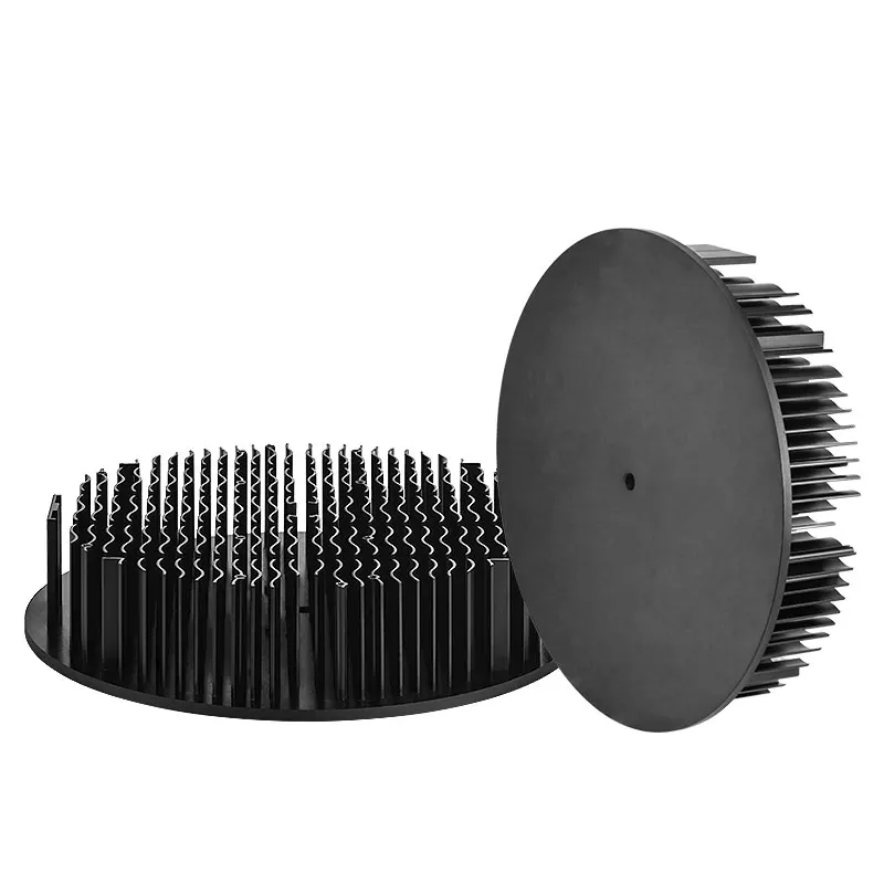 Shenzhen LIKE 300W Diameter 320mm Height 67mm Manufacturer Aluminum Cold Forge Pin Fin Circle Heat Sinks Heatsink Radiator