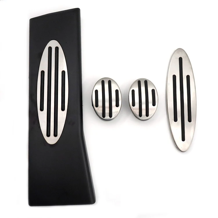 Car interior parts Stainless steel Brake accelerator rest pedal suitable for MINI Cooper R55 R56 - R61 F55 F56 - F60
