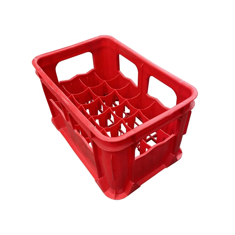 Logo Customized Wine Bottles Crates Stackable Plastic Package Turnover Boxes for Sale