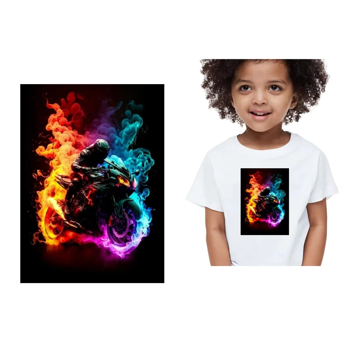 Print t Shirt Heat Transfer Dtf logo Sticker ab Uv Film Transparent