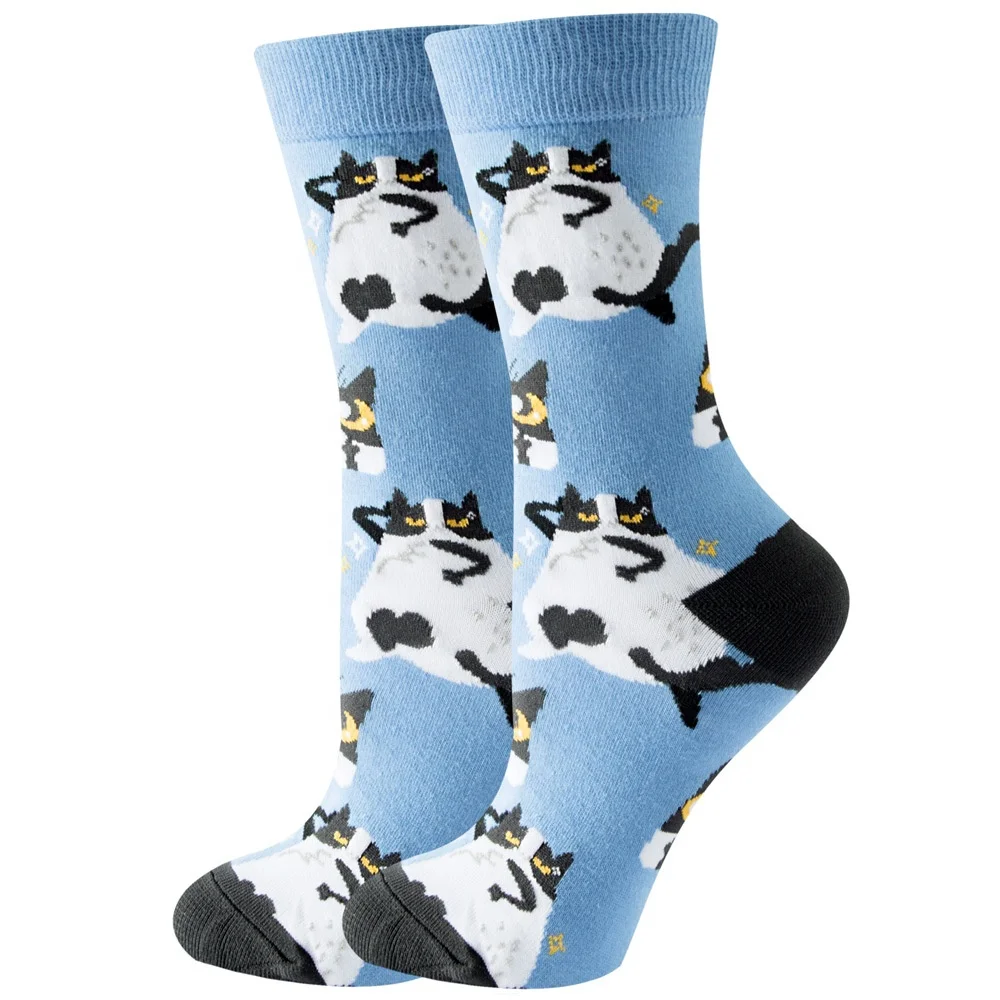 Wholesale Funny Fancy Koala Patterned Socks Unisex Calcetines Divertidos Funky Novelty Cotton Socks For Men