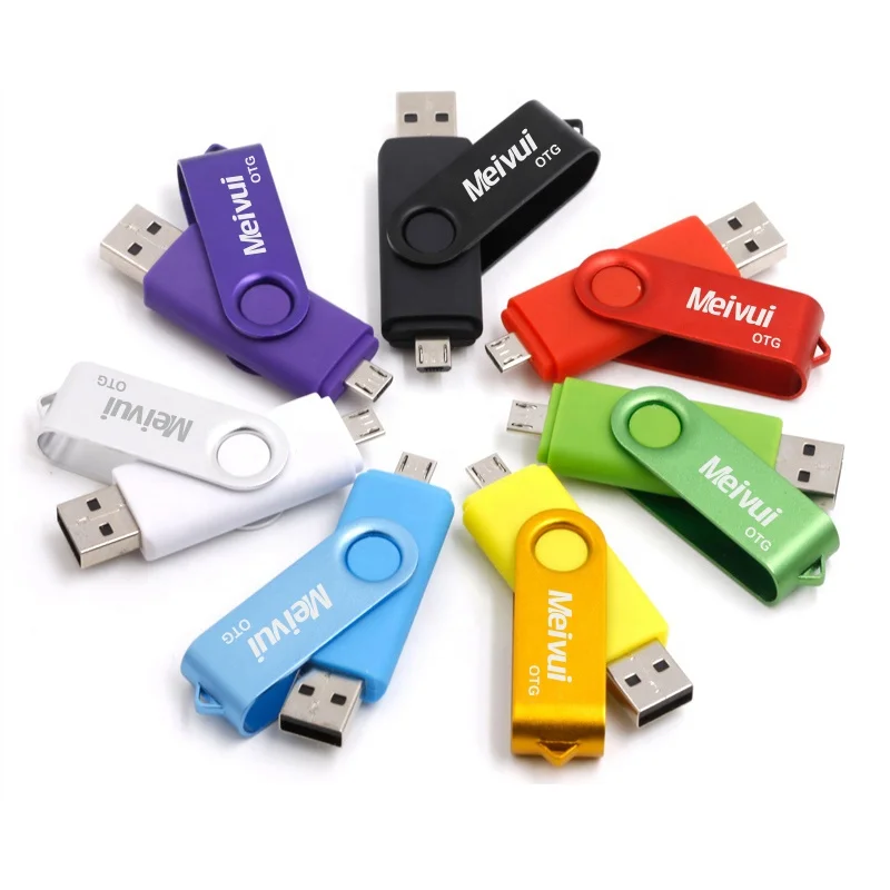 Meivui MVC5 XC OTG Swivel USB Flash Drive 128GB 64GB 32GB 16GB 8GB 4GB 2GB Pen Drive Smartphone Pendrive OTG 2.0 USB Flash Drive