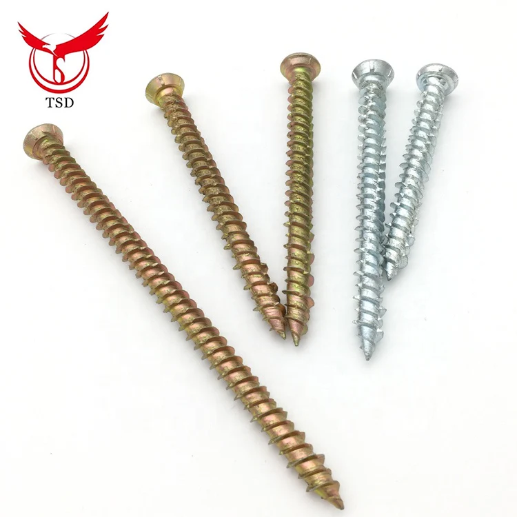 T30 Torx Drive Recess Countersunk self tapping concrete screws with low price