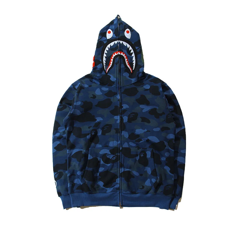 Sublimated Jacket Full Zipper Hoodie for women men 2022 BAPE Luxury Brand Unisex Hoodies Girls Bape Sweats Coat