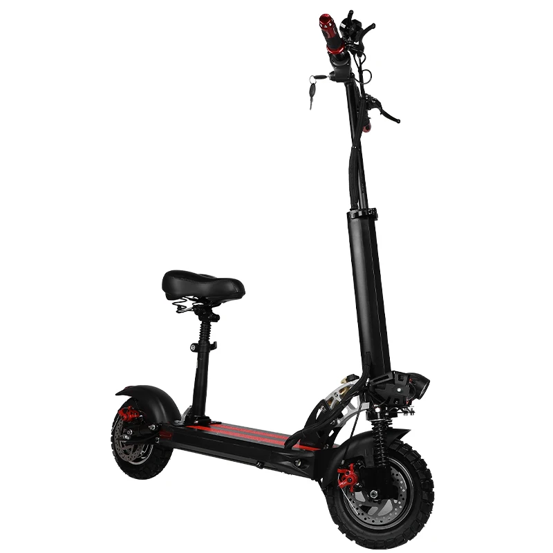 ELECTRIC SCOOTER hot selling single drive 10 inch tires cheap double brake 2 wheel electric scooter