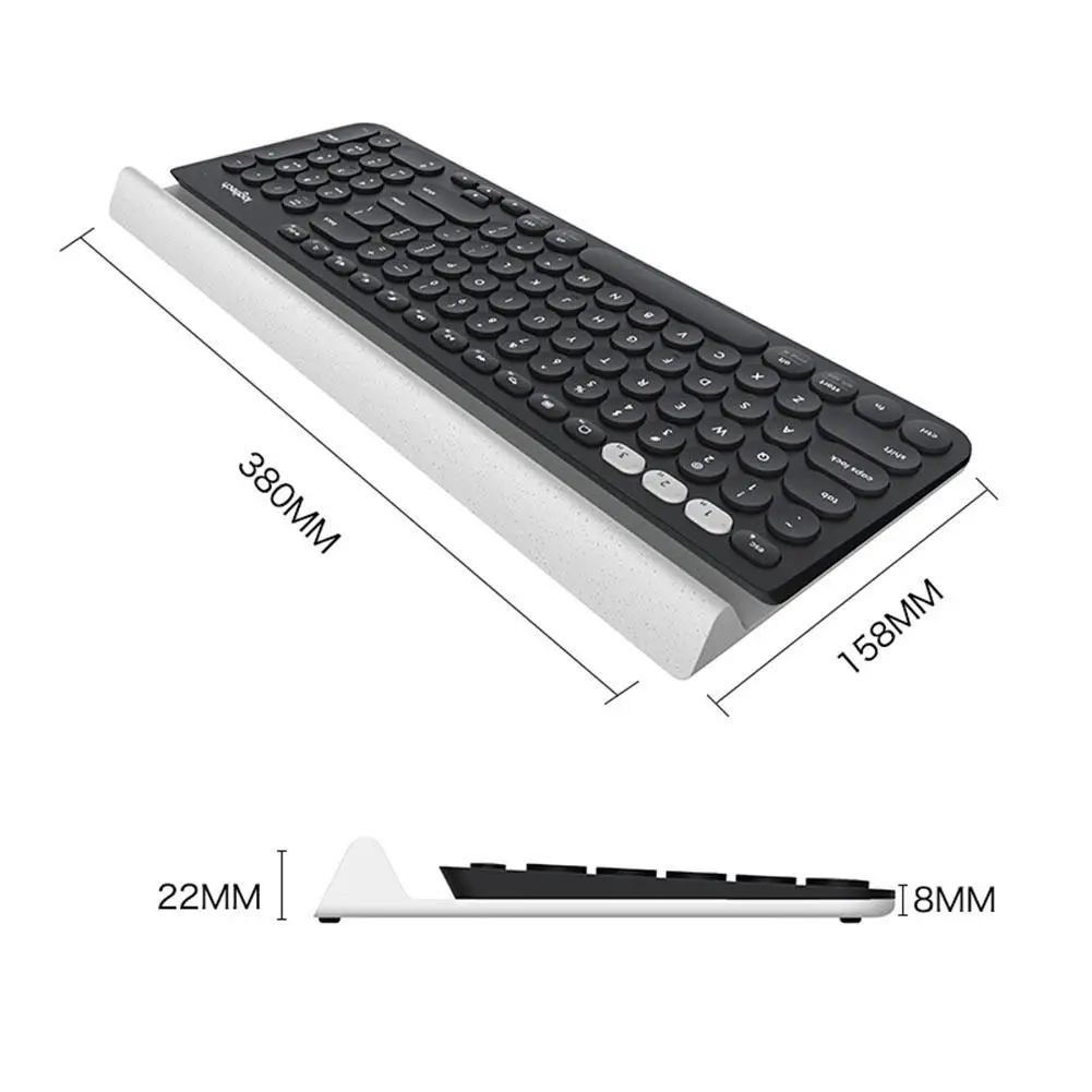 
Logitech K780 Multi-Device Wireless Keyboard Unifying USB Dual Mode Full Size Mute Keyboard 