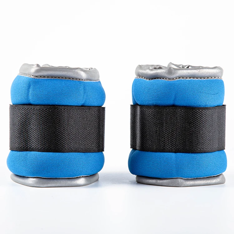 Different Pounds Wristbands Adjustable Weights Ankle Wrist Wraps Custom Logo Weighted Wrist Bracelet
