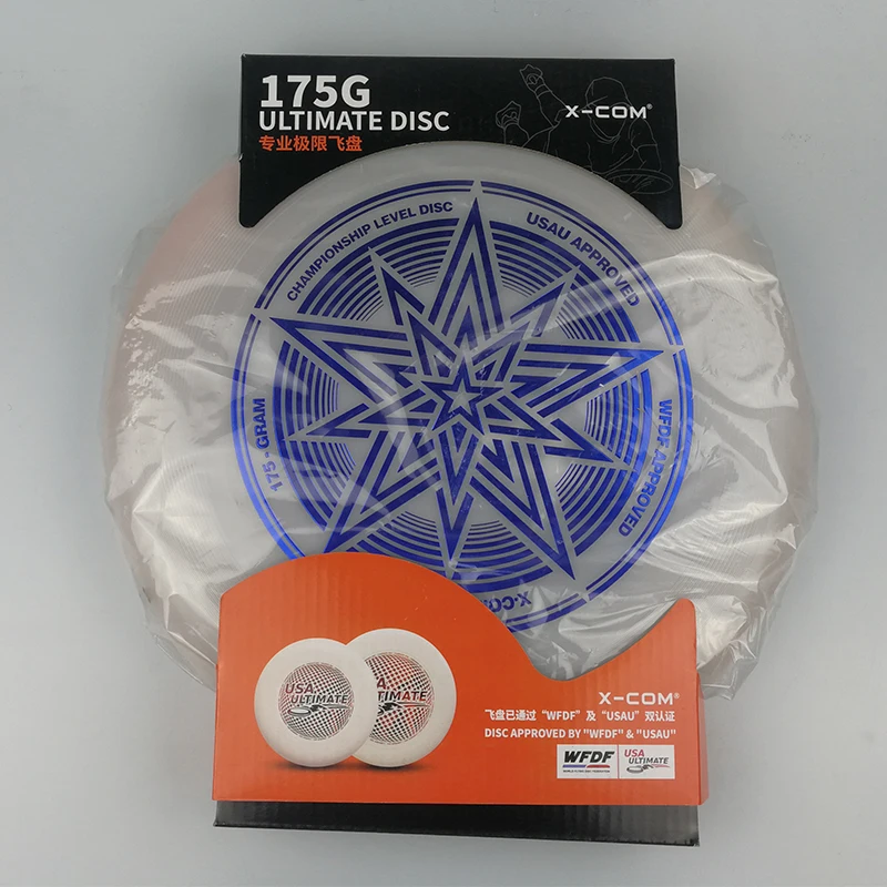 
Certified by WFDF And USAU 175g Professional Outdoor 175g Ultimate flying disc 