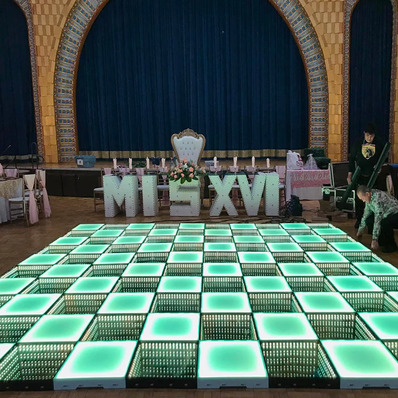 Party Event Disco Light Up Interactive Led Dance Floor Tile Rental