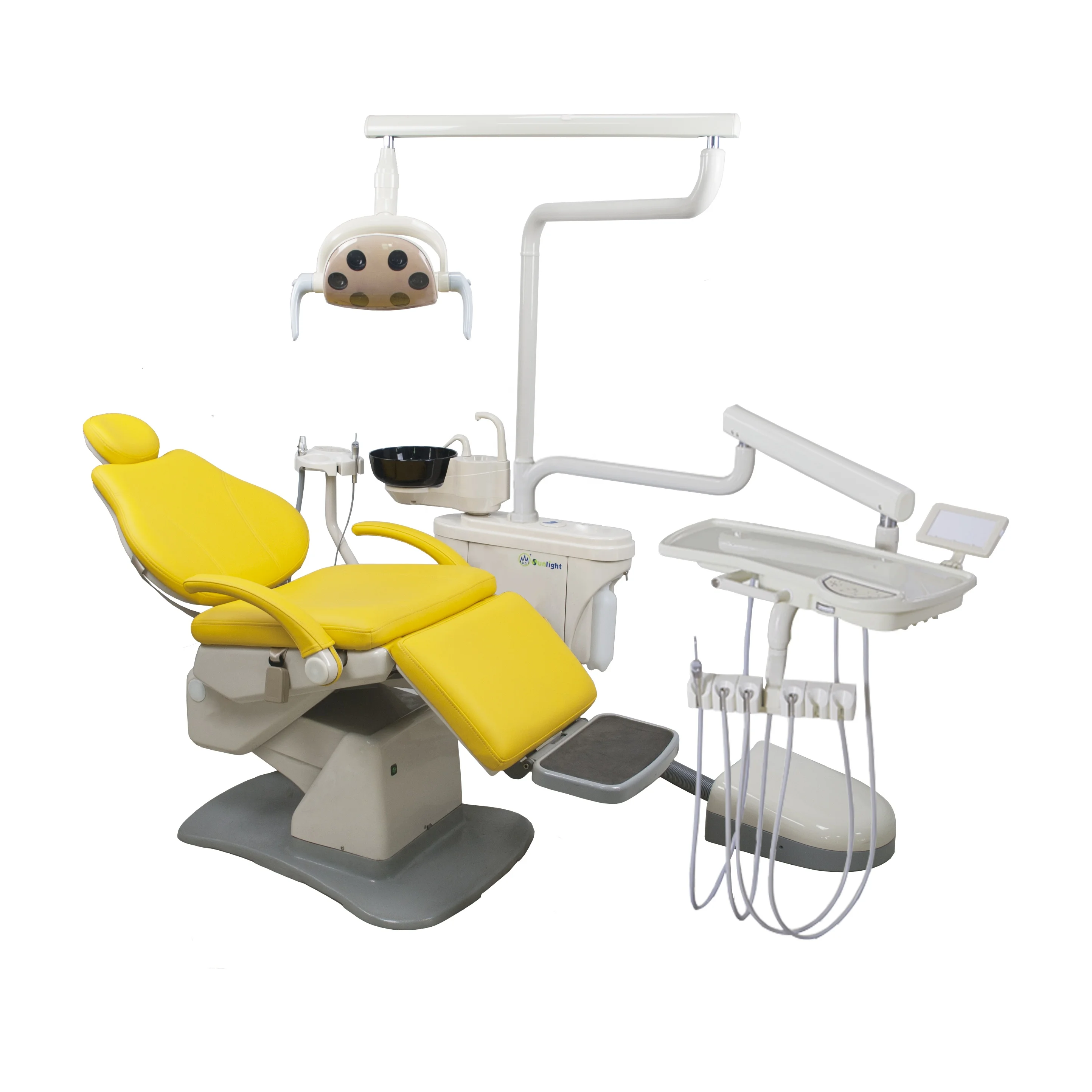 2023 Best dental folder Dental Chair Unit with Knee- Break new style dental equipment