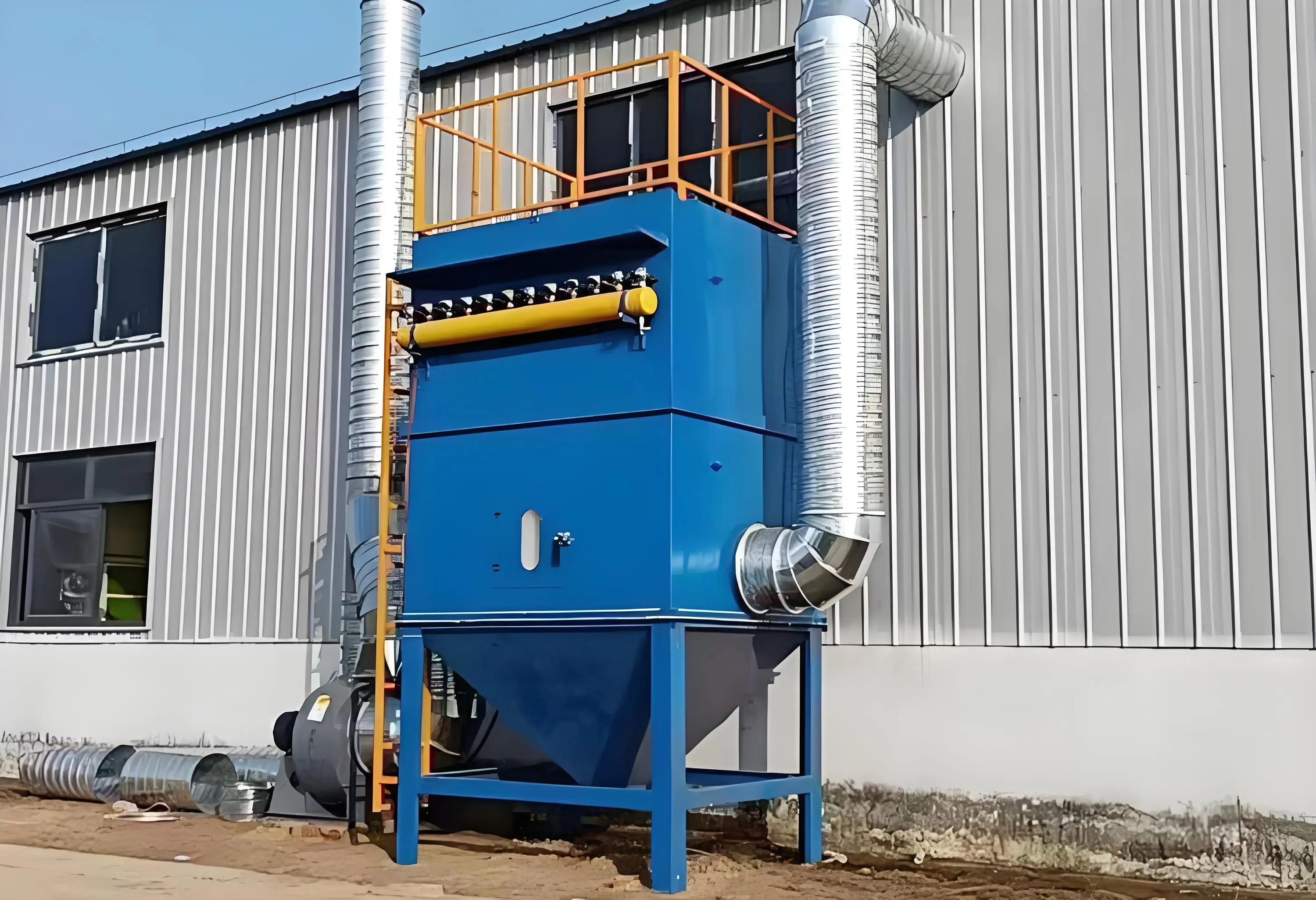 Factory Price Baghouse High Efficiency Pulse Bag Dust Collector Industry Dust Removing System Equipment