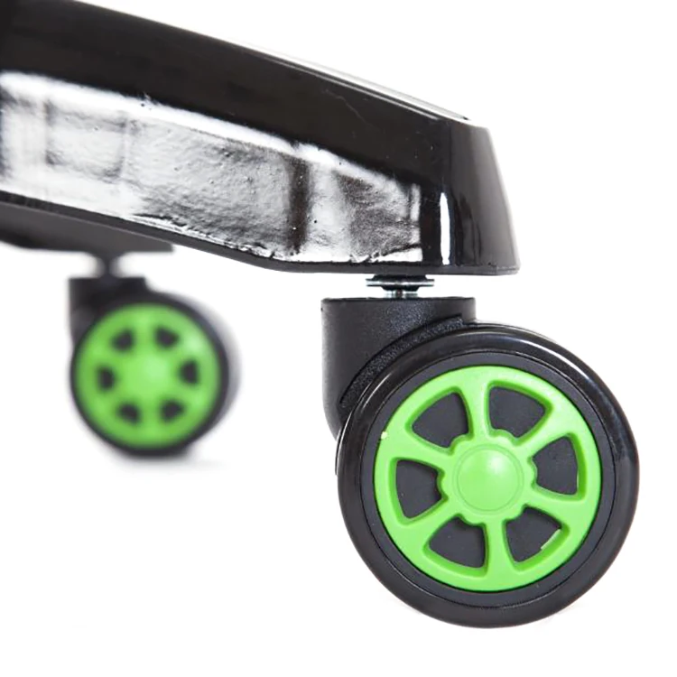 Прямая продажа с фабрики многоцветный 3 дюймов 60 мм двойной шарикоподшипник нержавеющая сталь игровое кресло колеса игровой стул колесиках