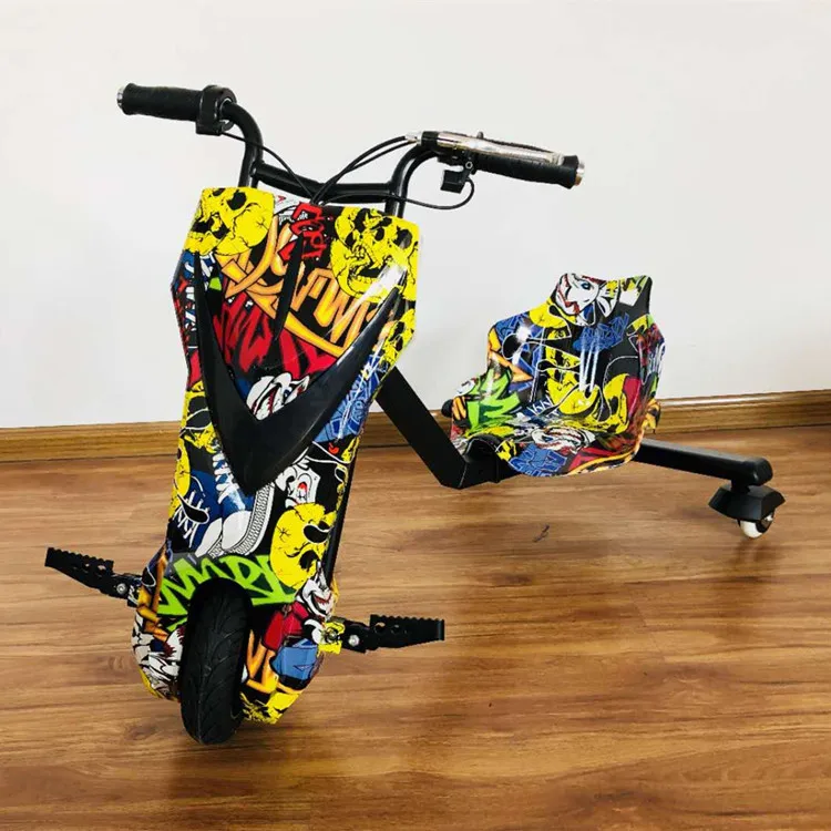 Electric Drift Trike Kids Go Kart Drift Car Scooter