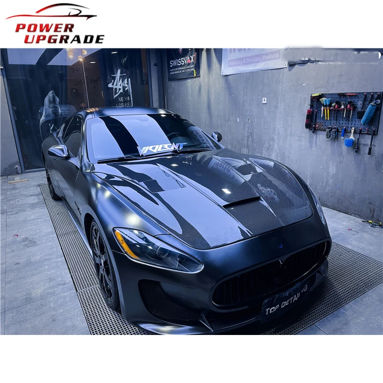 Carbon Fiber Front Hood Bonnet Fit For Maserati Granturismo GT GTS MC Style Hood Engine Cover High Quality