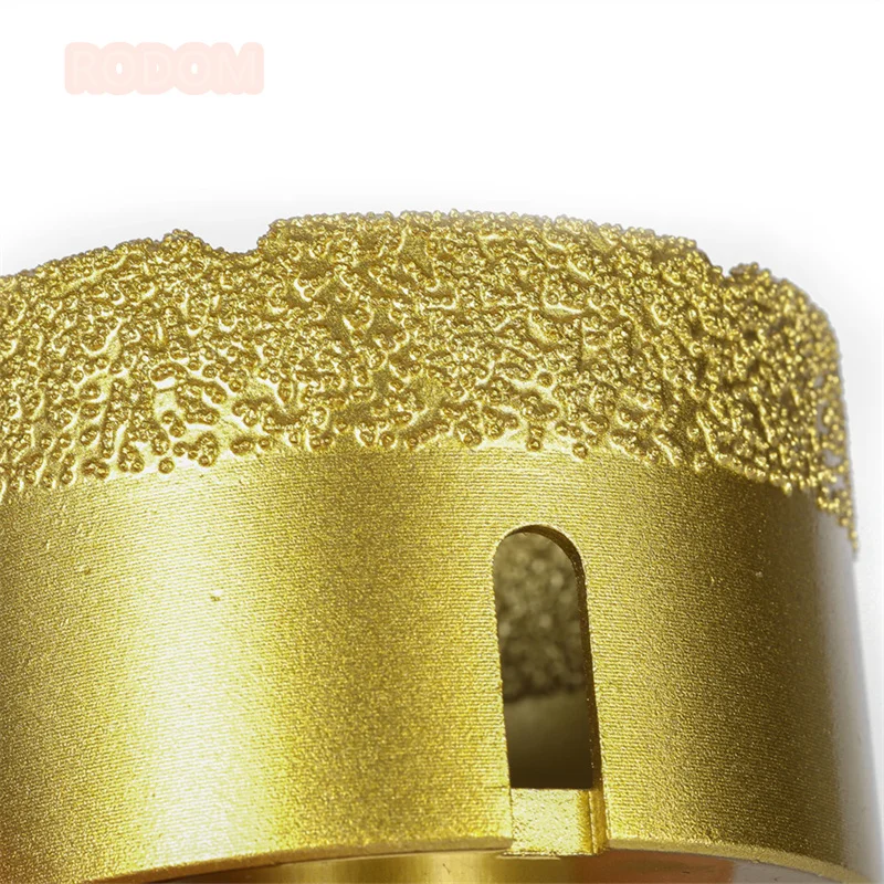 
60mm 15mm Segment Vacuum Brazed Diamond Core Bit For Hole Drilling 