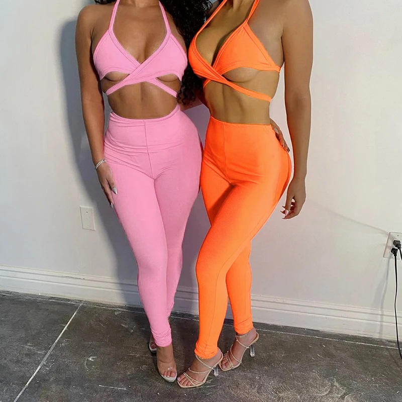 sleeveless 2 piece set two piece shorts set ensemble tow pices summer set fitness 2021 woman fashion j&b clothing
