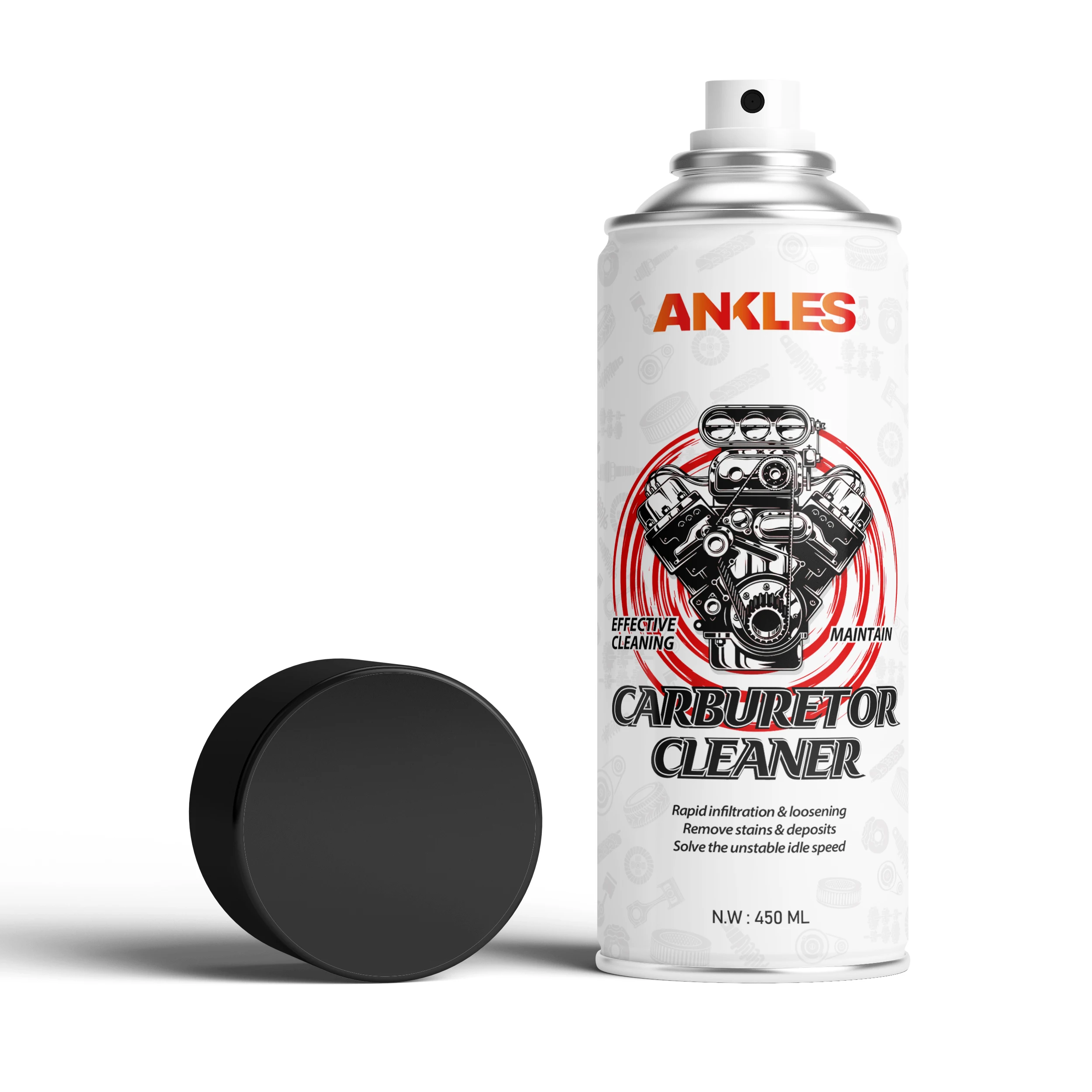 ANKLES super tech carb carburetor cleaner foam carburetor choke cleaner spray carburetor cleaner