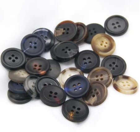 15-25mm Imitated Horn Coat Sewing Buttons For Clothing Sweater Cardigan Decorative Button Garment Handmade Accessories Wholesale