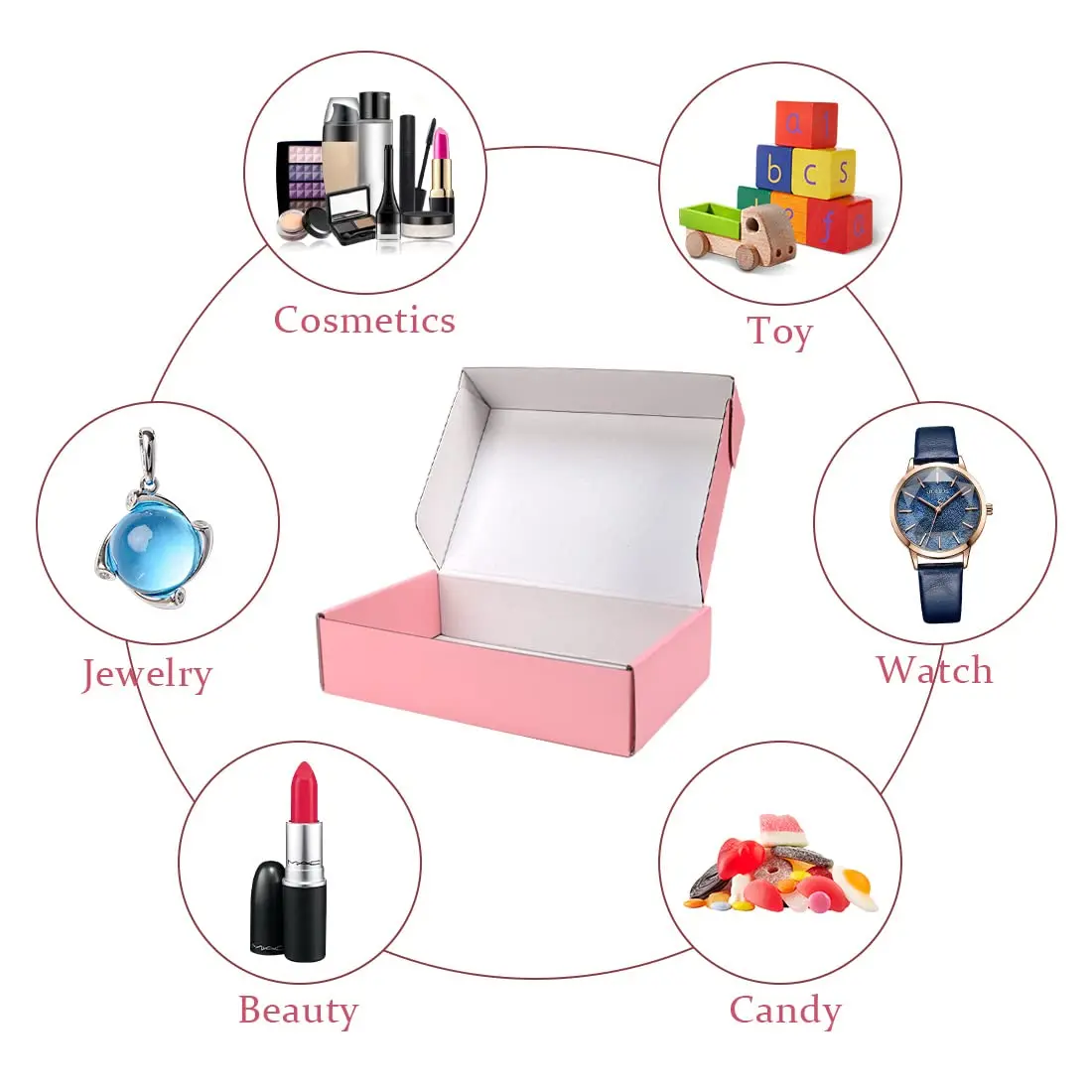 Роскошные Складные маленькие бумажные почтовые ящики с логотипом на заказ, коробки для доставки из гофрированного картона, упаковочная коробка для отправки посылки