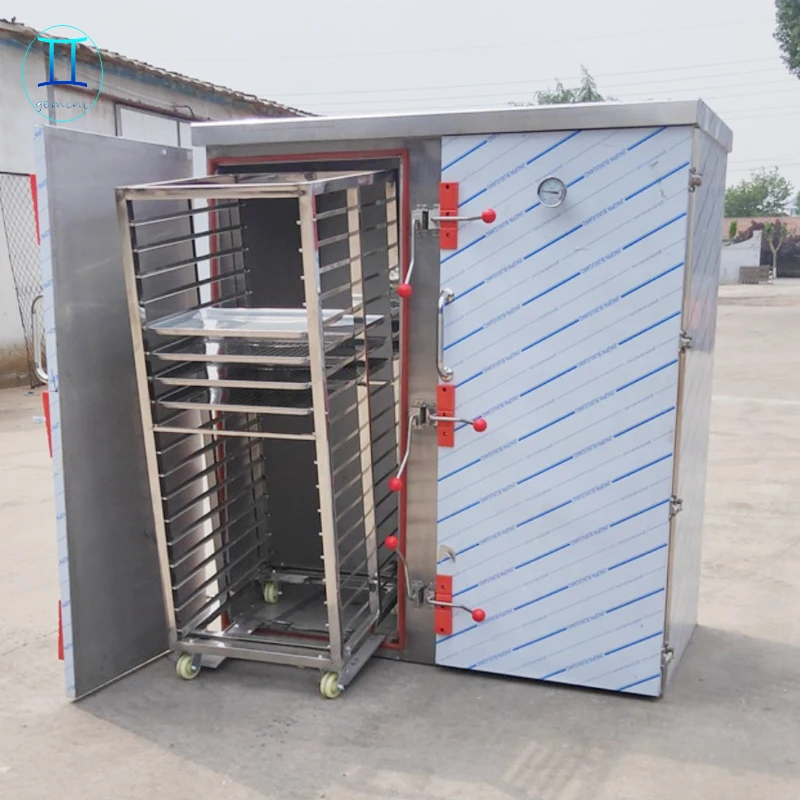 LPG/Natural Gas Steam Oven Rice Cooker Steam Cart Industrial Food Steamer Equipment Rice Cooker With Trolley