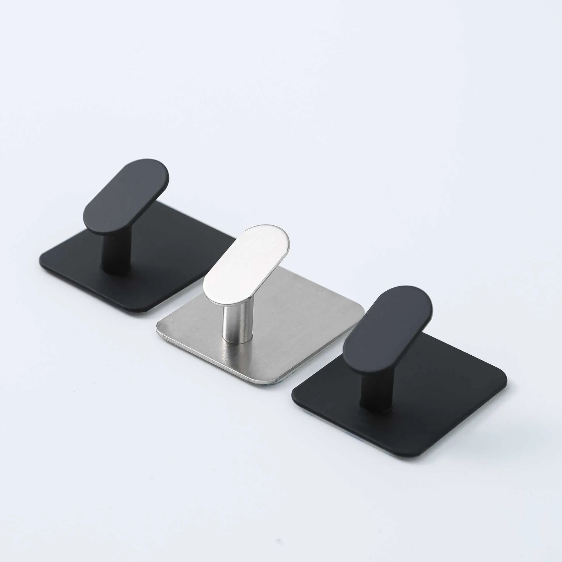 Towel Hook Strong Sticky 304 Stainless Steel Adhesive Hook Wall Mounted Bathroom
