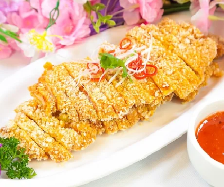 Желтые/белые японские Хлебница, Халяльные хлебные крошки