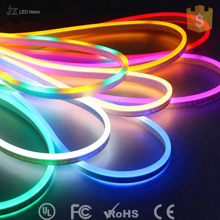 Custom decoration plastic flex strip light neon tubes for sale