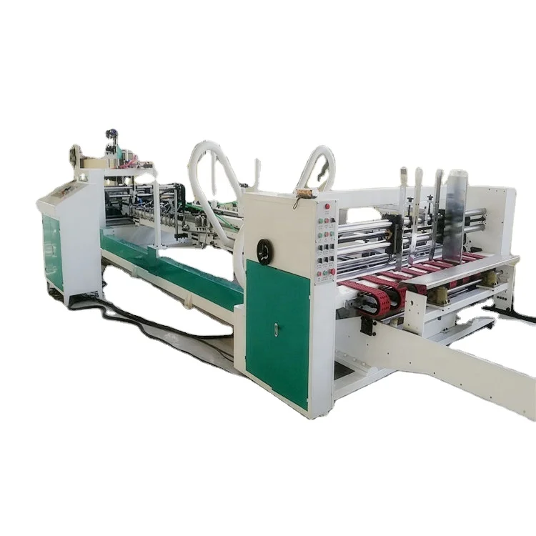 folder and gluer with braille embosser machine