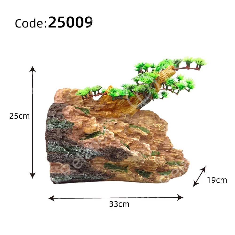 Aquarium ornaments artificial driftwood for fish tank landscaping decoration