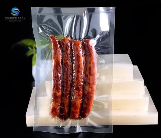 Heat Seal Plastic Nylon Vacuum Pouch Bags For Packaging Food Items