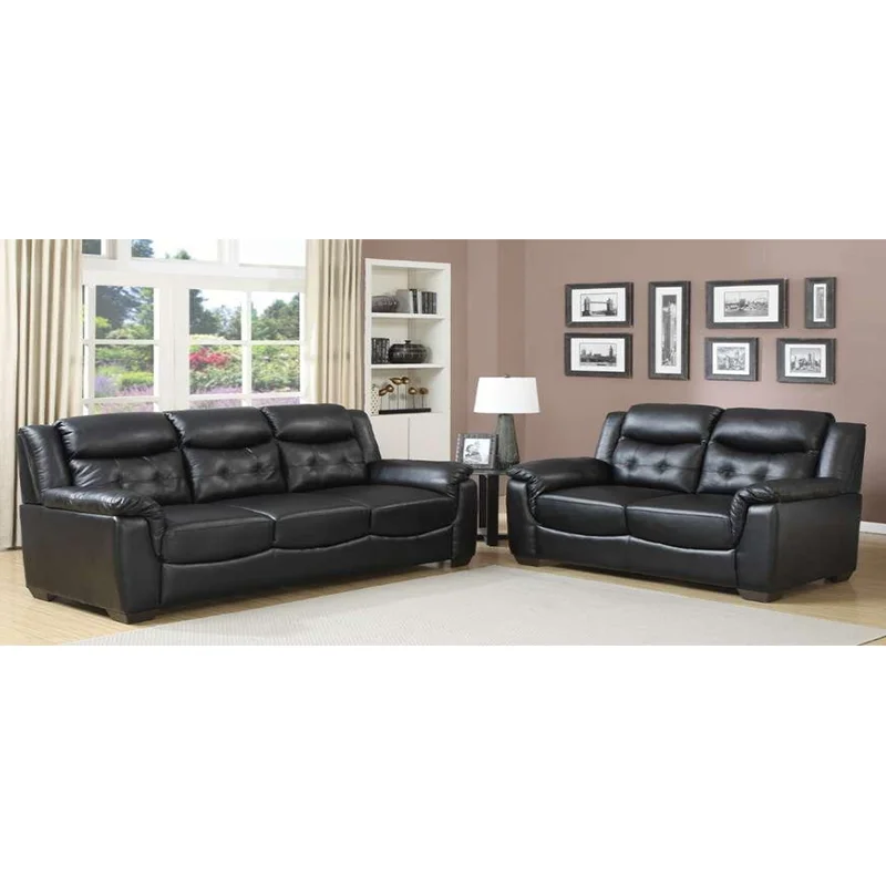 Factory wholesale modern luxury 1+2+3 sectional leather sofa couches living room sofa set furniture