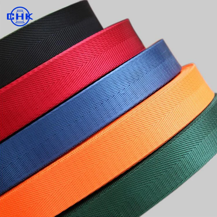Wholesale Colour Customized Cotton Nylon Webbing tape straps