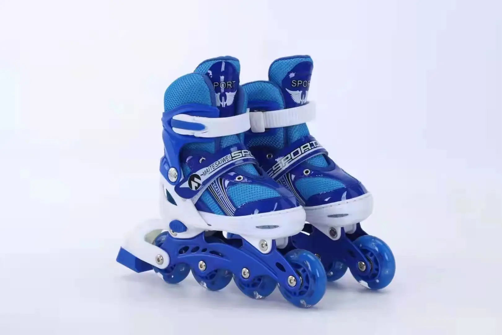 2022 Adjustable Kids Skating Shoes Custom Flash Wheel Inline Roller Skates Set for Children