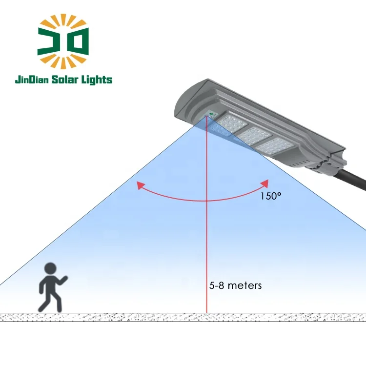 
JD Wholesale 1 year Warranty Wholesale 30W 60W 90W all in one solar street light esl sreski 