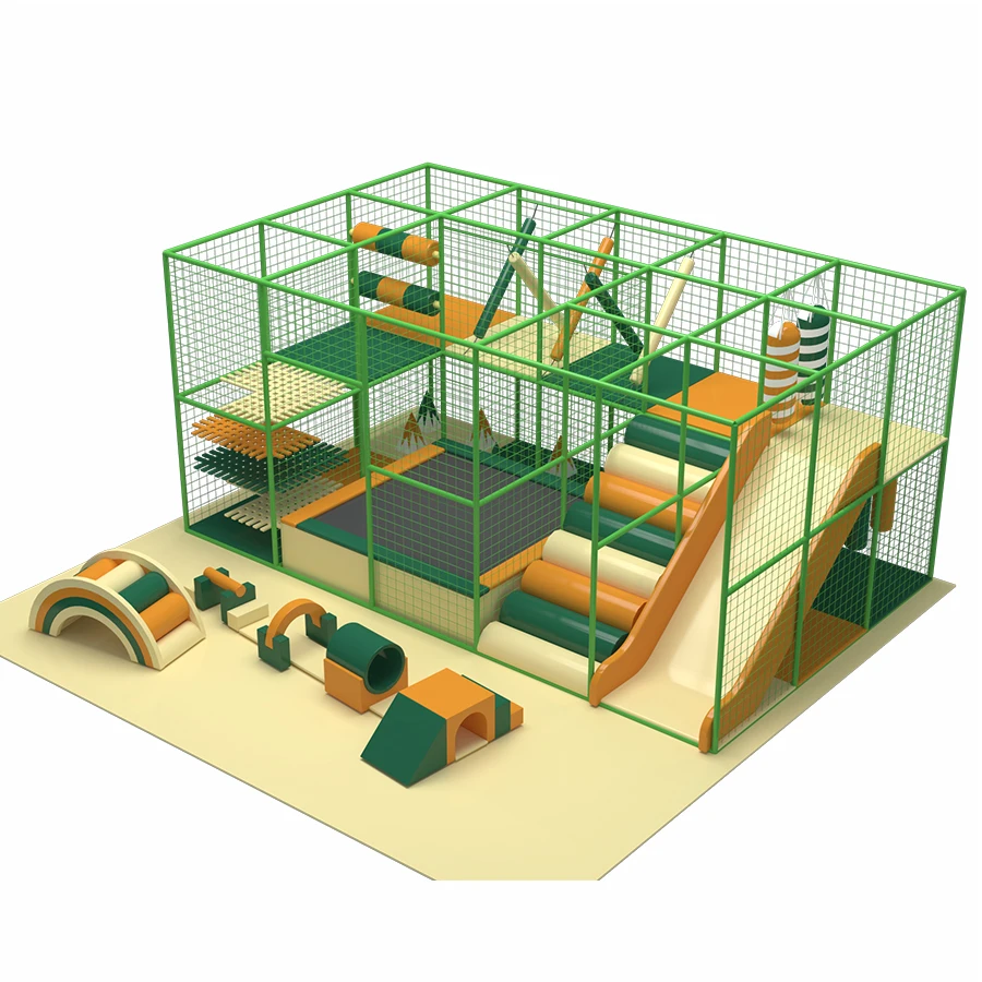 Adult Children Sand Indoor Amusement Playground Equipment Trampoline Park International Kid Large Indoor Playground
