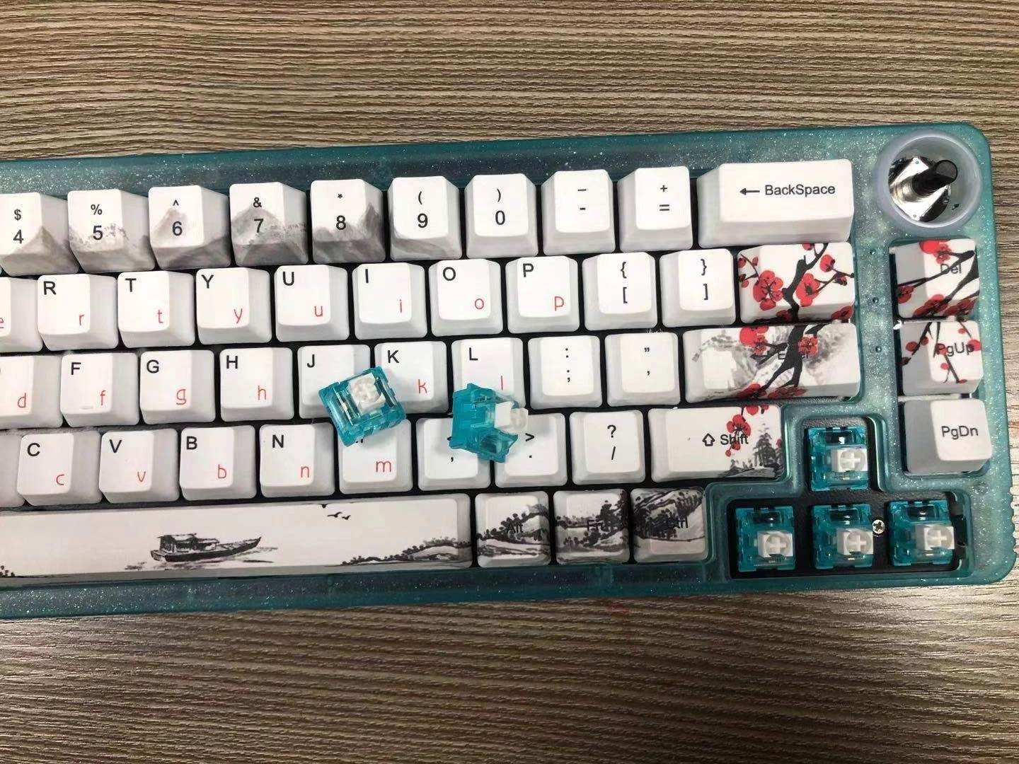  AFLION Cool Cute G9155 сервис печати Keycaps механическая клавиатура для испанской