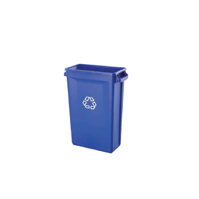 2023 наружная Коммерческая продукция тяжелая пластиковая мусорная корзина круглая с вентиляционными каналами