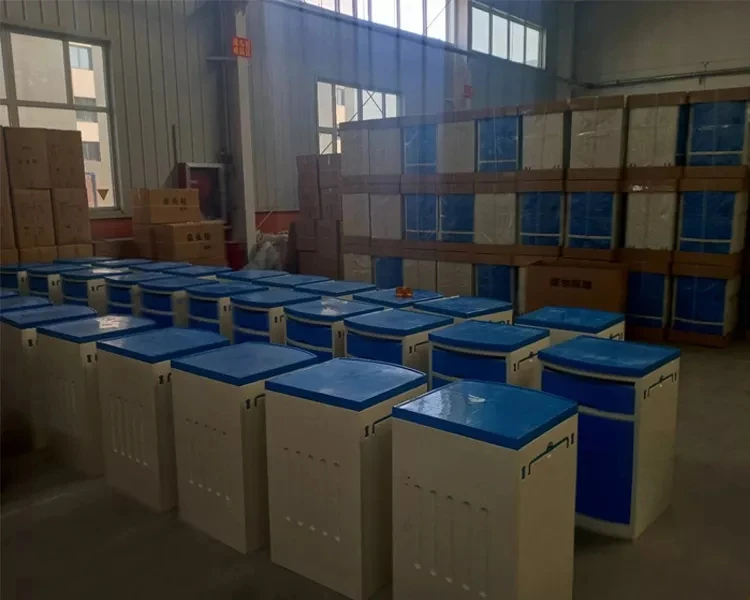 2023 New affordable hospital medical ABS multi color bedside table