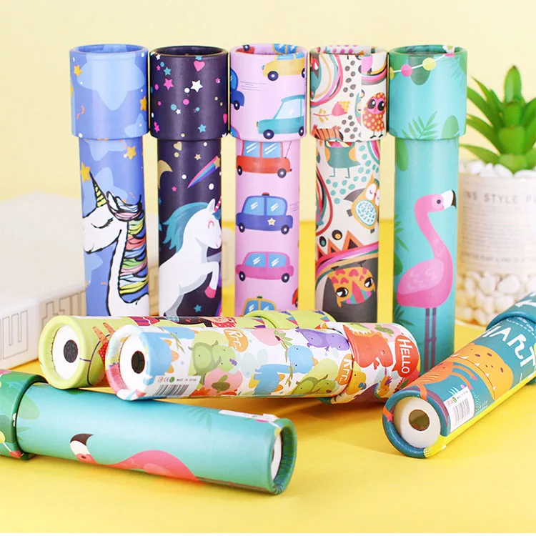 Образовательный развлекательный магический калейдоскоп на заказ для детей, рождественский подарок, уличная игрушка, калейдоскоп